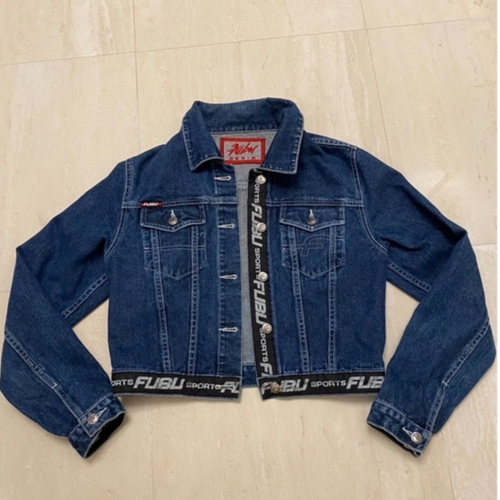Vintage women’s FUBU denim jacket size medium